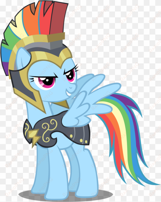 fanmade rainbow dash as captain hurricane - rainbow dash with helmet