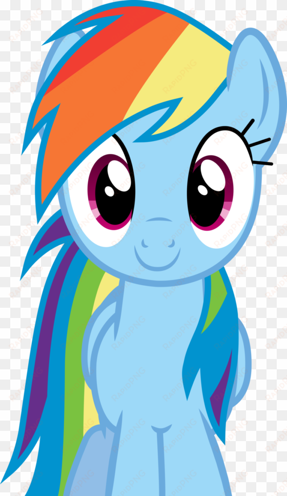 fanmade rainbow dash smiling - rainbow dash my little pony