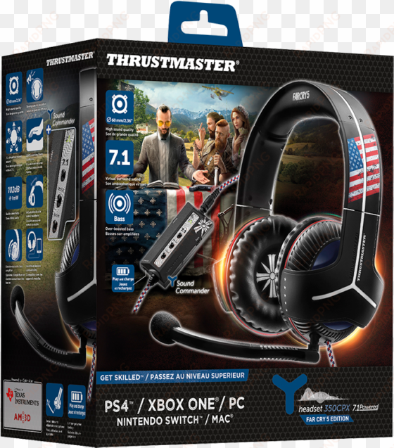 far cry 5 y-350cpx limited edition gaming headset - thrustmaster far cry 5 headset