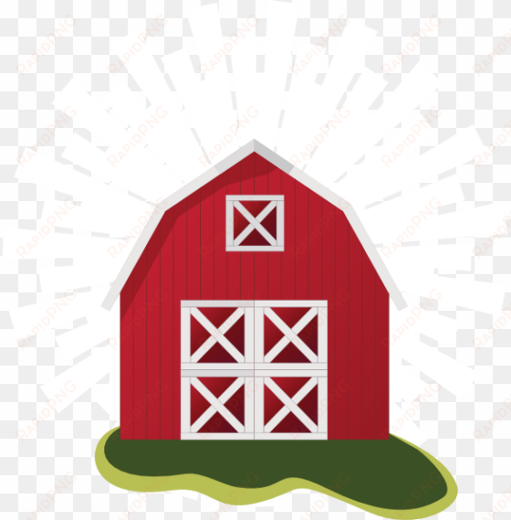 farm barn clip art clipart clipartcow - red barn clip art