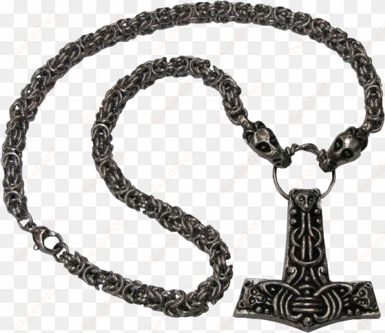 faroese thor's hammer pendant necklace - necklace