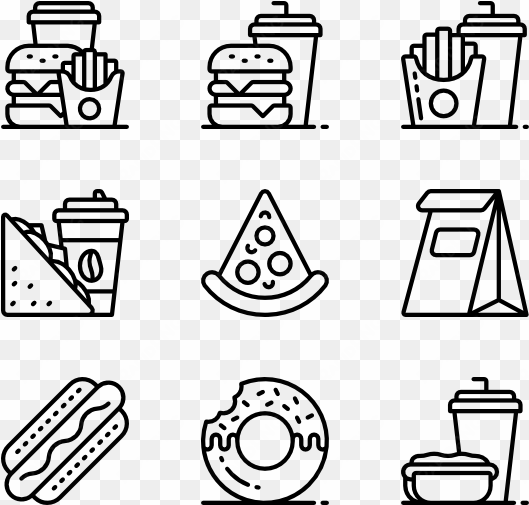 fast food - museum icons