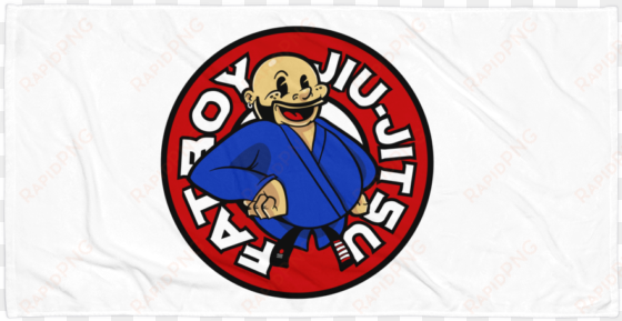 fat boy jiu jitsu beach towel