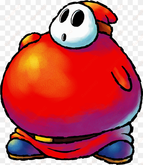 fat guy artwork - mario fat shy guy