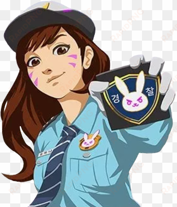 fate was just - officer d va skin