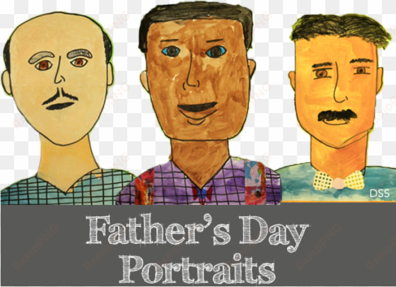 father's day portraits art project - grade 4 father's day craft