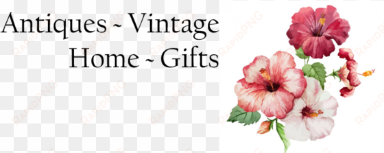 fb banner fmf co - hibiscus flower watercolor png