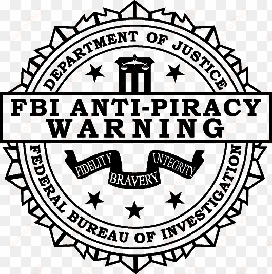 fbi anti piracy warning logo png clip black and white - frank zappa - joe's garage lp