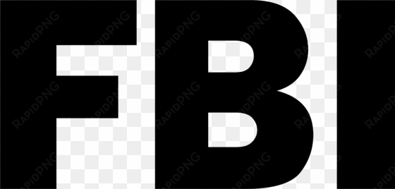fbi logo, wordmark, black - fbi symbols black and white