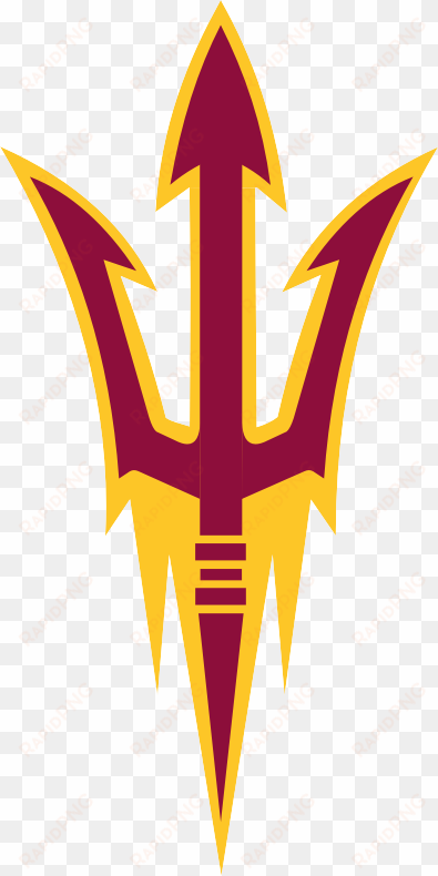 fear the fork - arizona state sun devils logo png