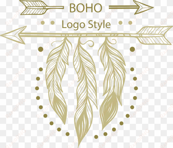 feather logo euclidean vector - hanging feathers vector