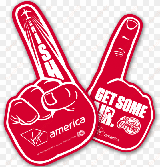 february 9th as the clippers take on the philadelphia - maroon we're number one fan foam finger