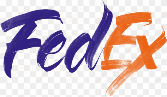 Fedex - Famous Hand Drawn Logos transparent png image