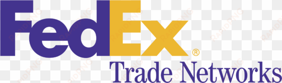 fedex trade networks logo png transparent - fedex trade networks logo
