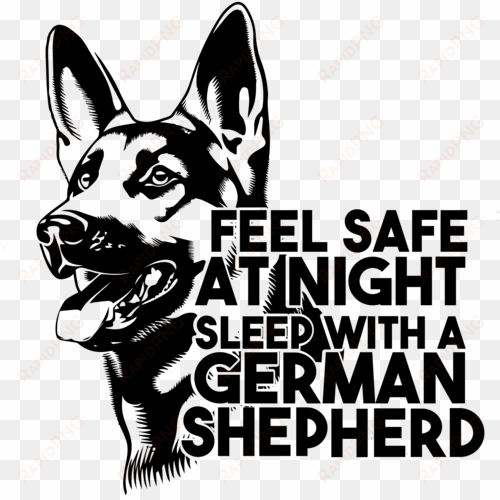 feel safe at night sleep with a german shepherd