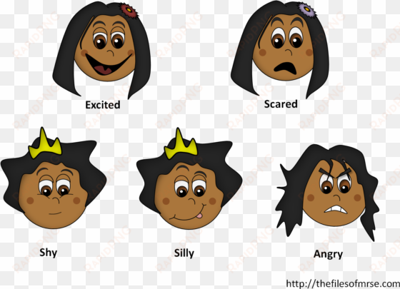 feeling clipart cartoon face - different emotions clipart