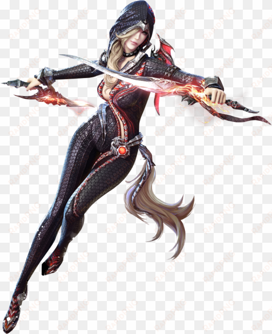 female assassin ninja outfit, game character, character - pixel art aion