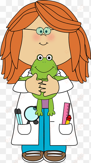 female science teacher clipart girl scientist with - science teacher clipart