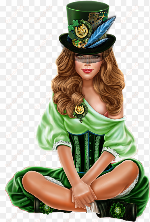 femmes - sexy lady leprechaun png