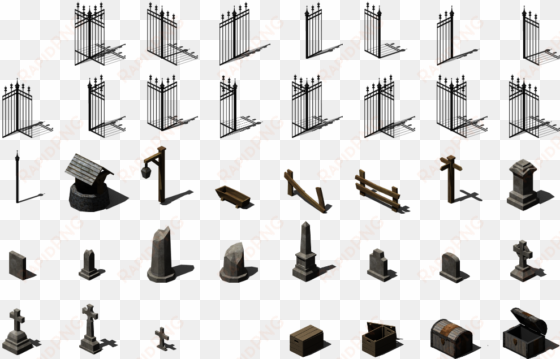 fence - isometric assets png