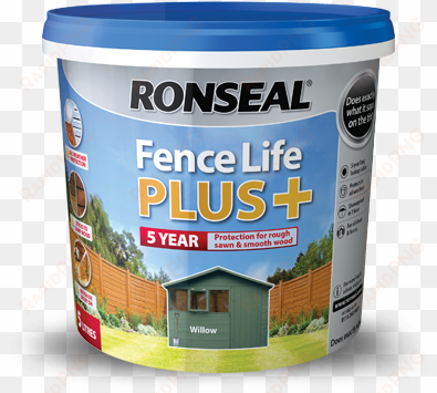fence life plus 5l 2015 willow - ronseal fence life plus