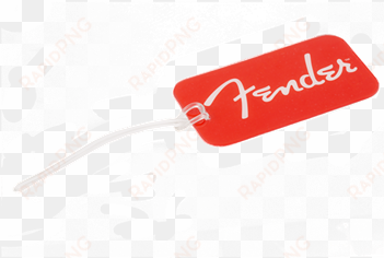 fender luggage tag - fender guitars genuine black white spaghetti logo luggage