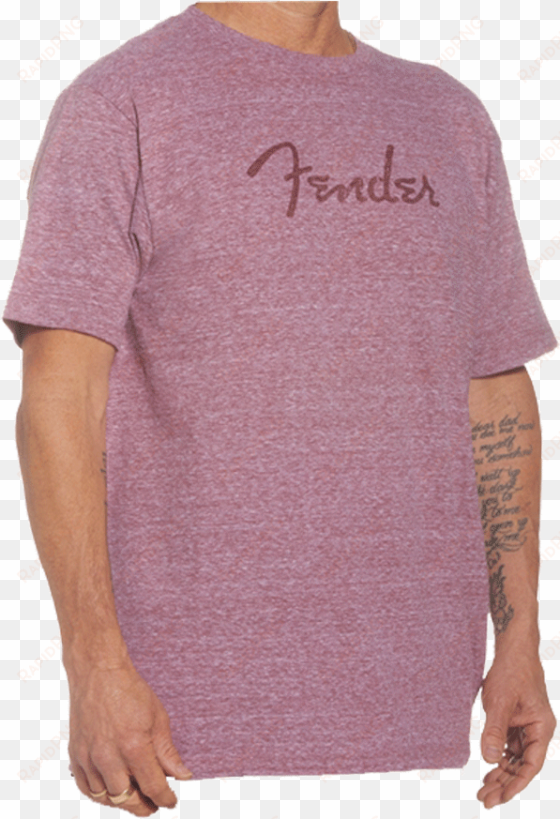 fender spaghetti logo t-shirt - fender t fender logo red on wine red 2xl