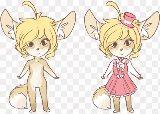 fennec fox adopt - cartoon