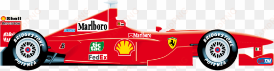 Ferrari Clipart Race Car - Auto Dibujo Ferrari F1 Png transparent png image