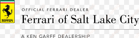 ferrari of salt lake city ferrari of salt lake city - ferrari logo shirts black