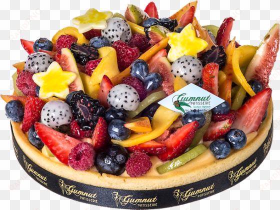 festive fruit flan - gumnut patisserie