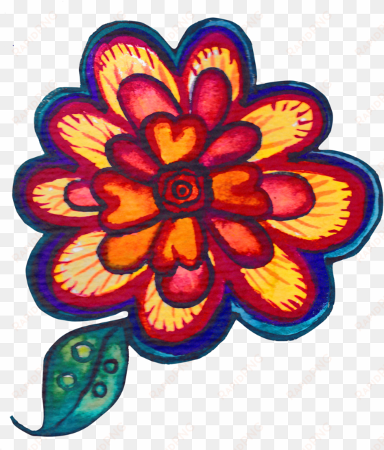 fiesta flowers clip art