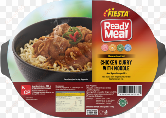 fiesta ready meal chicken curry with noodle