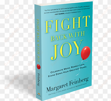 Fight Back With Joy Hi-res Cover - Fight Back With Joy (paperback) transparent png image