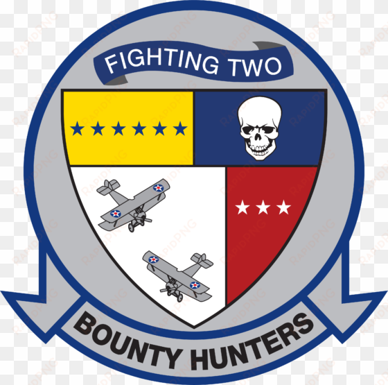 fighter squadron 2 insignia 1973 - vfa 2 bounty hunters logo