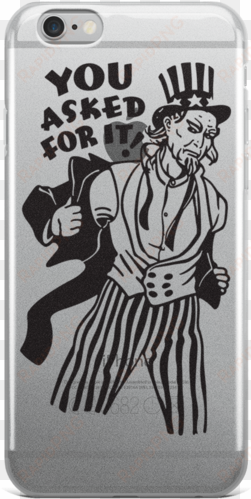 fighting uncle sam iphone case - art print: pop ink - csa images' uncle sam taking off