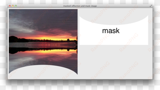 figure 3-3 reflection with image as mask - reflection