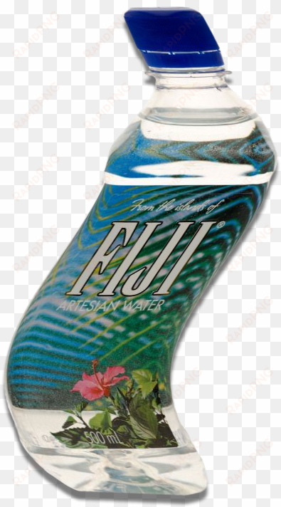 Fiji Water Vaporwave Drawing - Vaporwave Fiji Water Bottle transparent png image