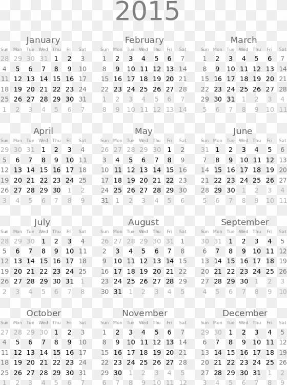 file - 2015 calendar - svg - printable year 2019 calendar