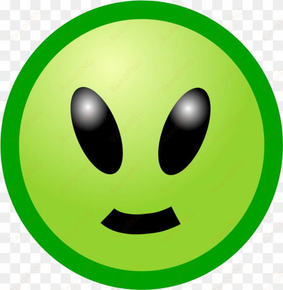 File - Alien-smiley - Svg - Smiley Alien transparent png image