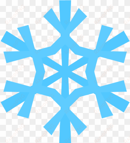 file - blue-snowflake - black and white snowflake png