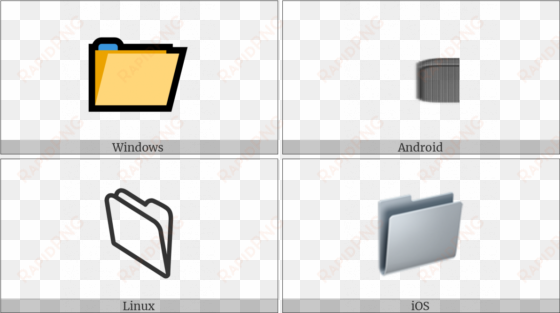 file folder on various operating systems - operating system
