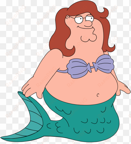 file - peter - mermaid - peter griffin cartoons