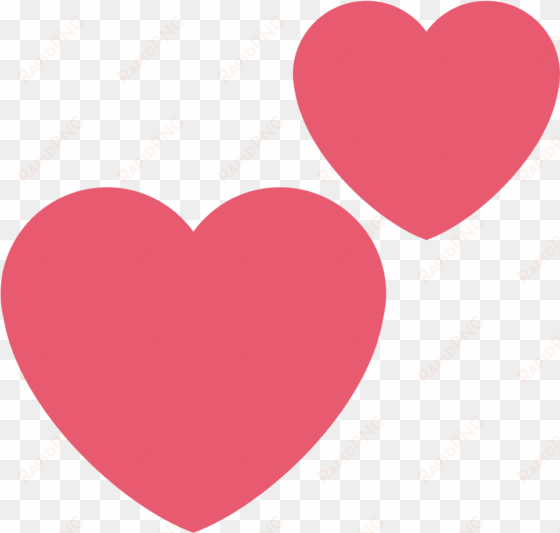 File - Twemoji 1f495 - Svg - Twitter Heart Emoji Png transparent png image
