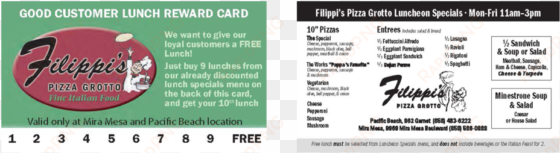 filippis scripps ranch pacific beach - filippi's pizza