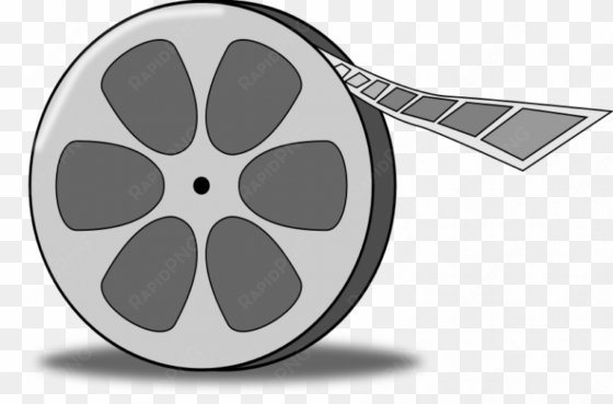 film banner black and white stock - movie reel clipart