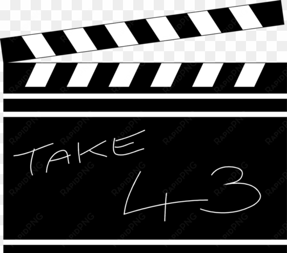 film clipart clapperboard film cutting on action - clapboard