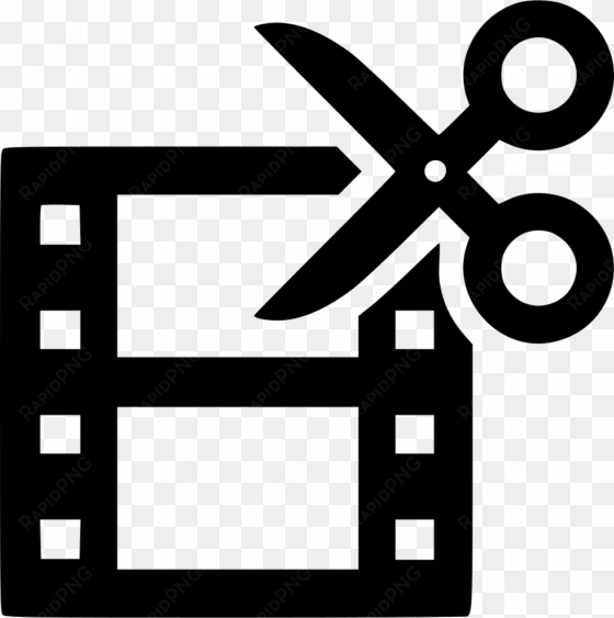 film strip cut edit scissors comments - film cut icon png