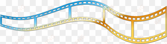 film vector color strip - gold film strip png