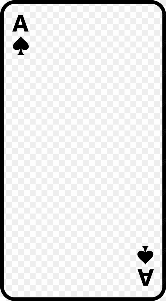 filterace of spades frame - playing card